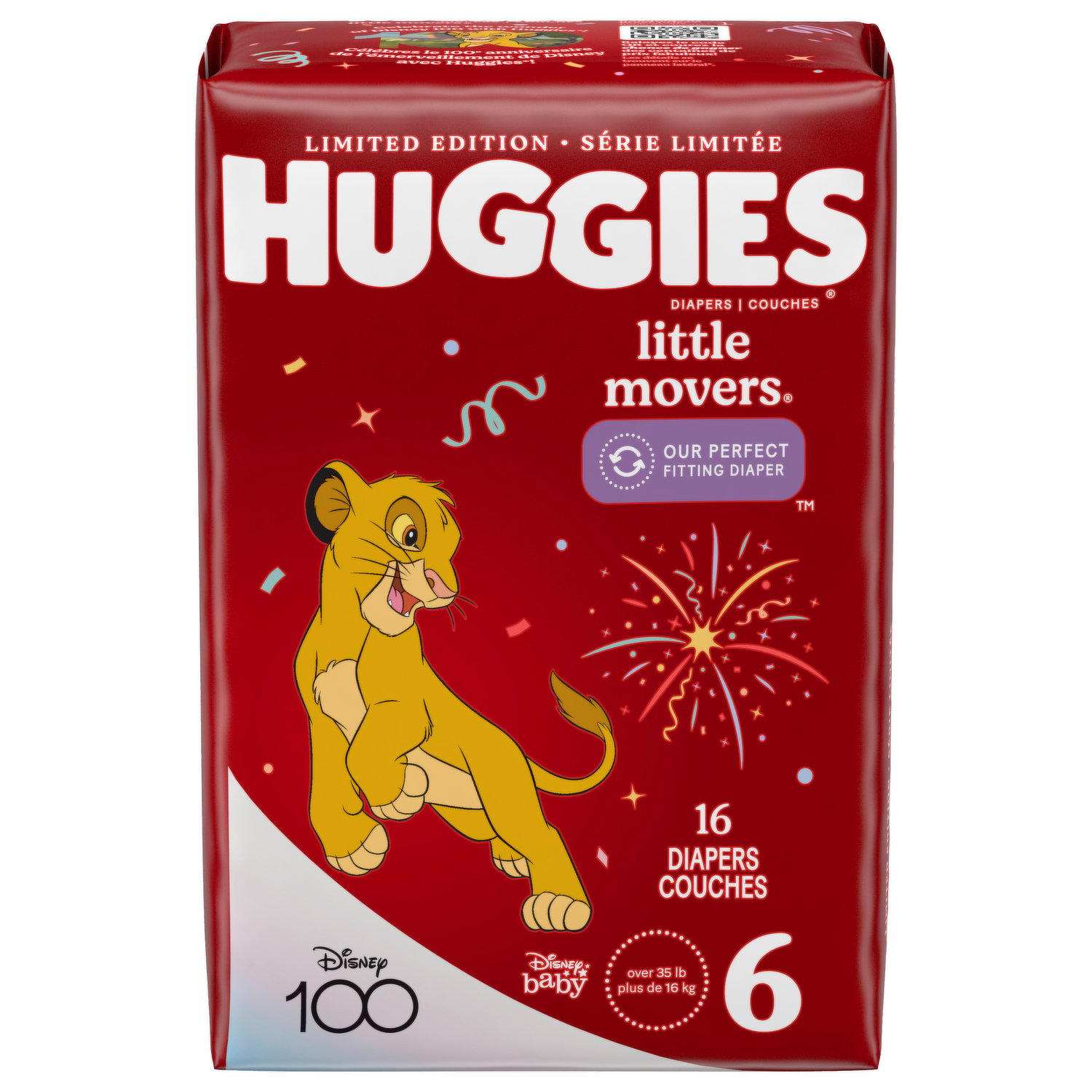 Huggies Little Movers Size 7 Disposable Diapers Lion India