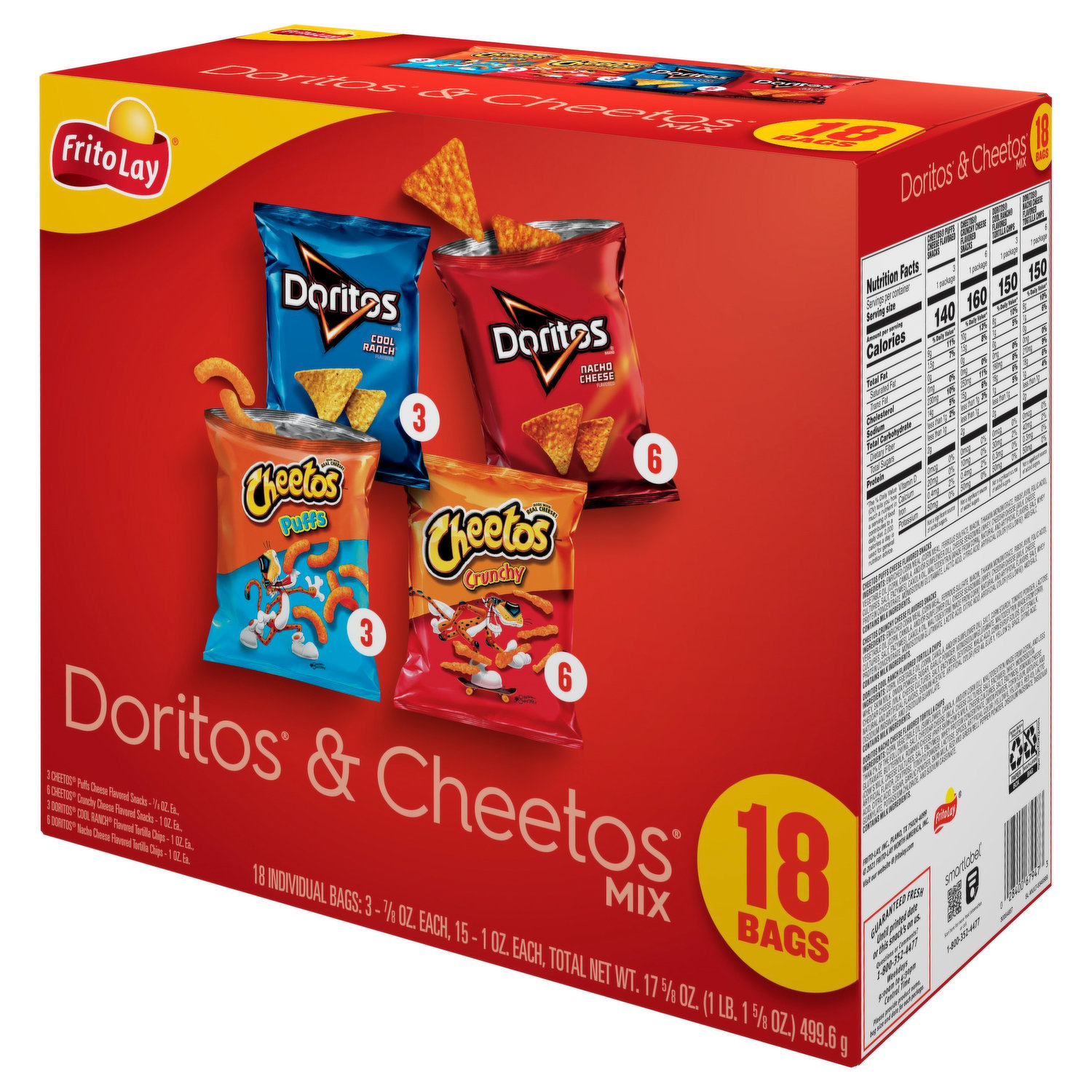 DORITOS® Tortilla Chips & CHEETOS® Cheese Flavored Snacks Mix