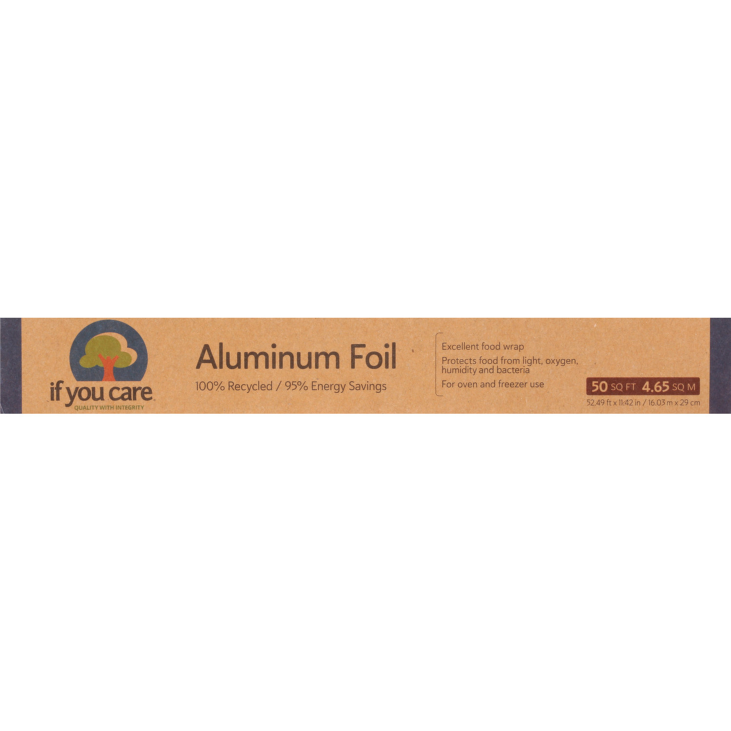 If You Care Aluminum Foil - Bulk 4 Pack of 50 Sq. Ft. Rolls - 100% Recycled  Tin Foil Kitchen Wrap for Pots, Pans, Baking, Freezer