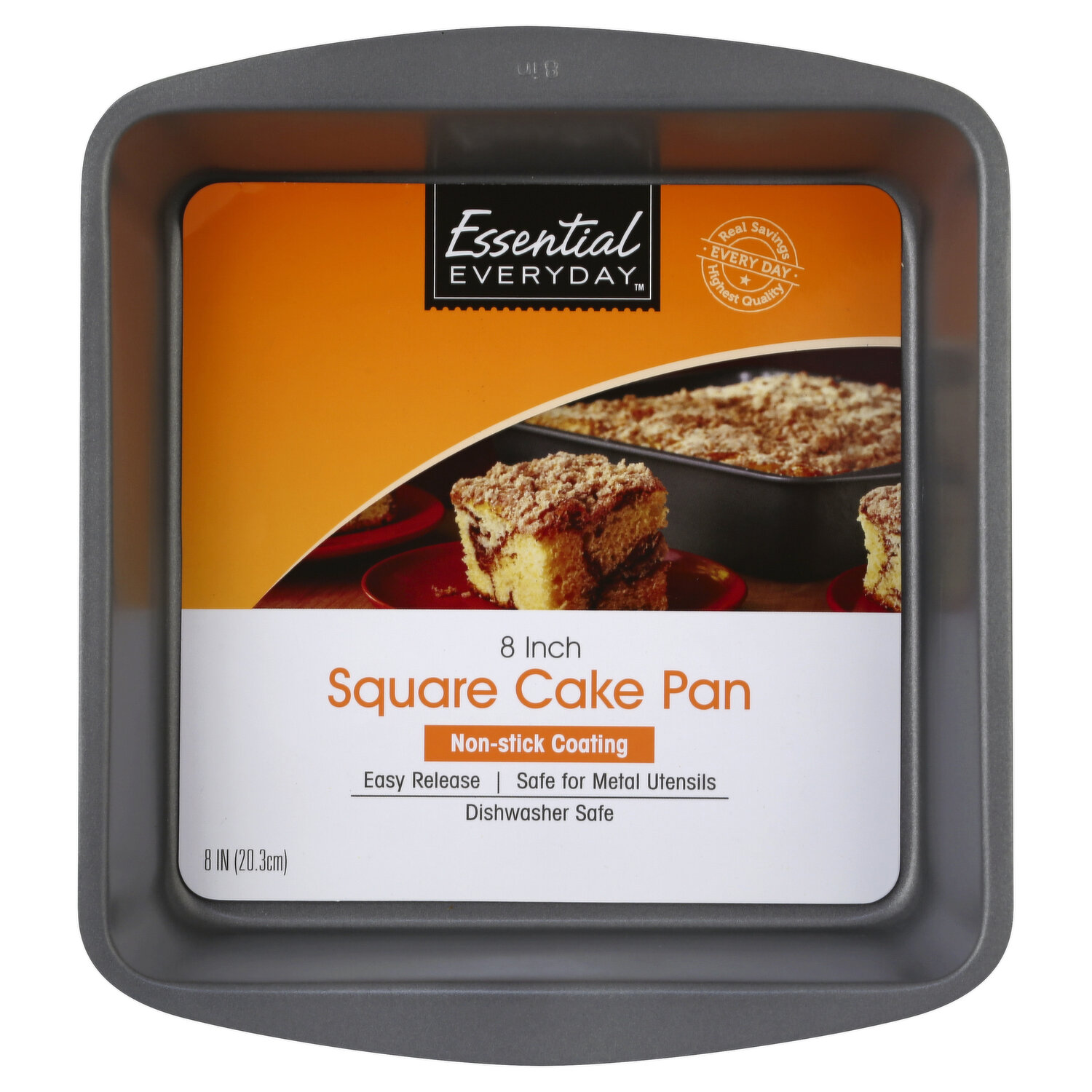 Square Cake Pan, 8 Inch Nonstick Cake Pan