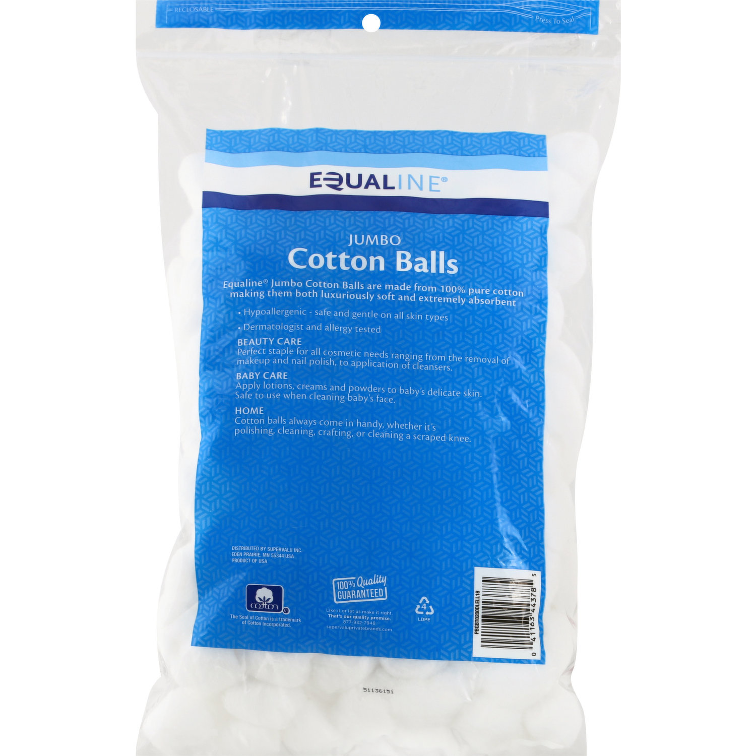 Spectra Cotton Balls Jumbo Triple Size - Delon Laboratories