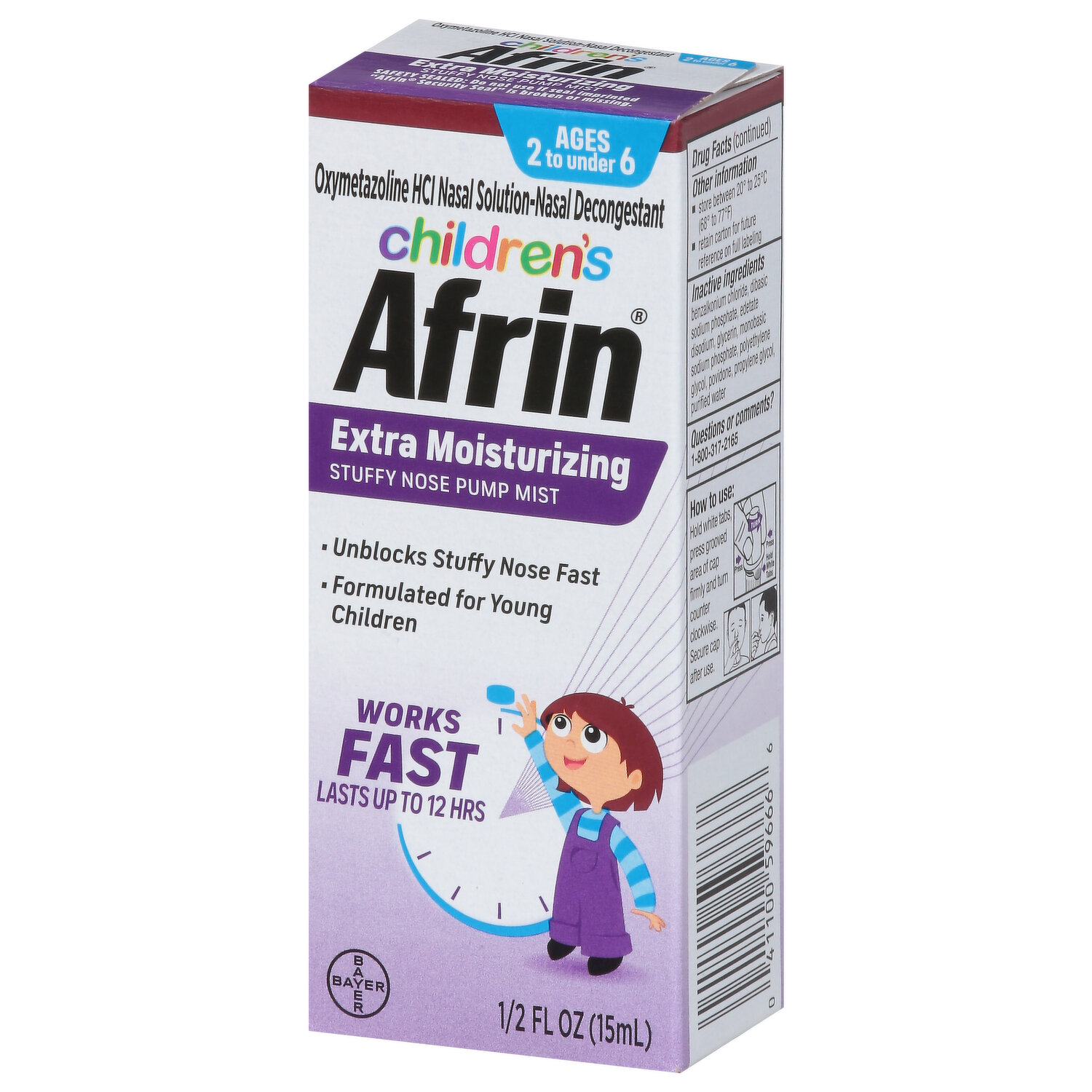 Afrin® Extra Moisturizing Stuffy Nose Pump Mist