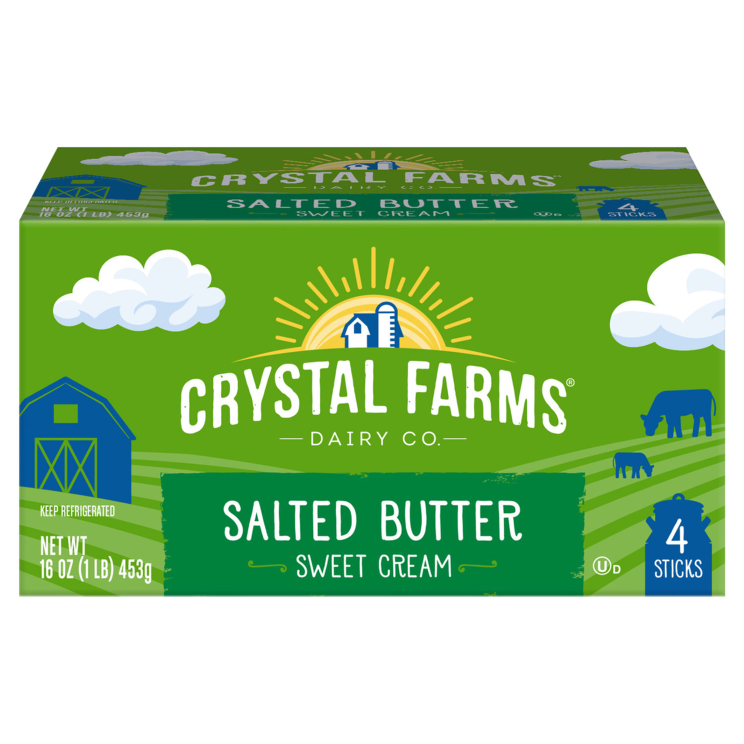 Kerrygold Grass-Fed Pure Irish Salted Butter Sticks, 1.5 lbs.