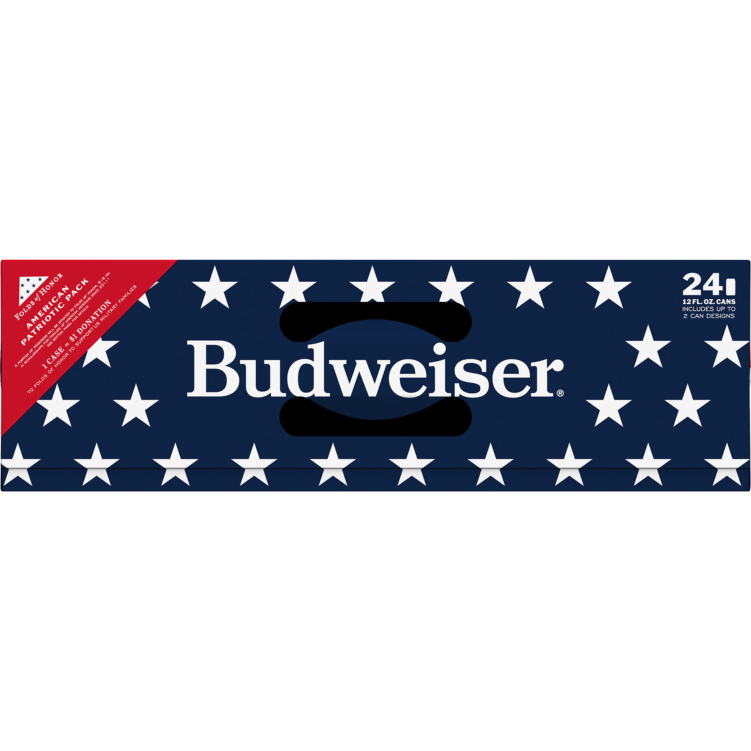 Budweiser Folds of Honor Military Pint Glass