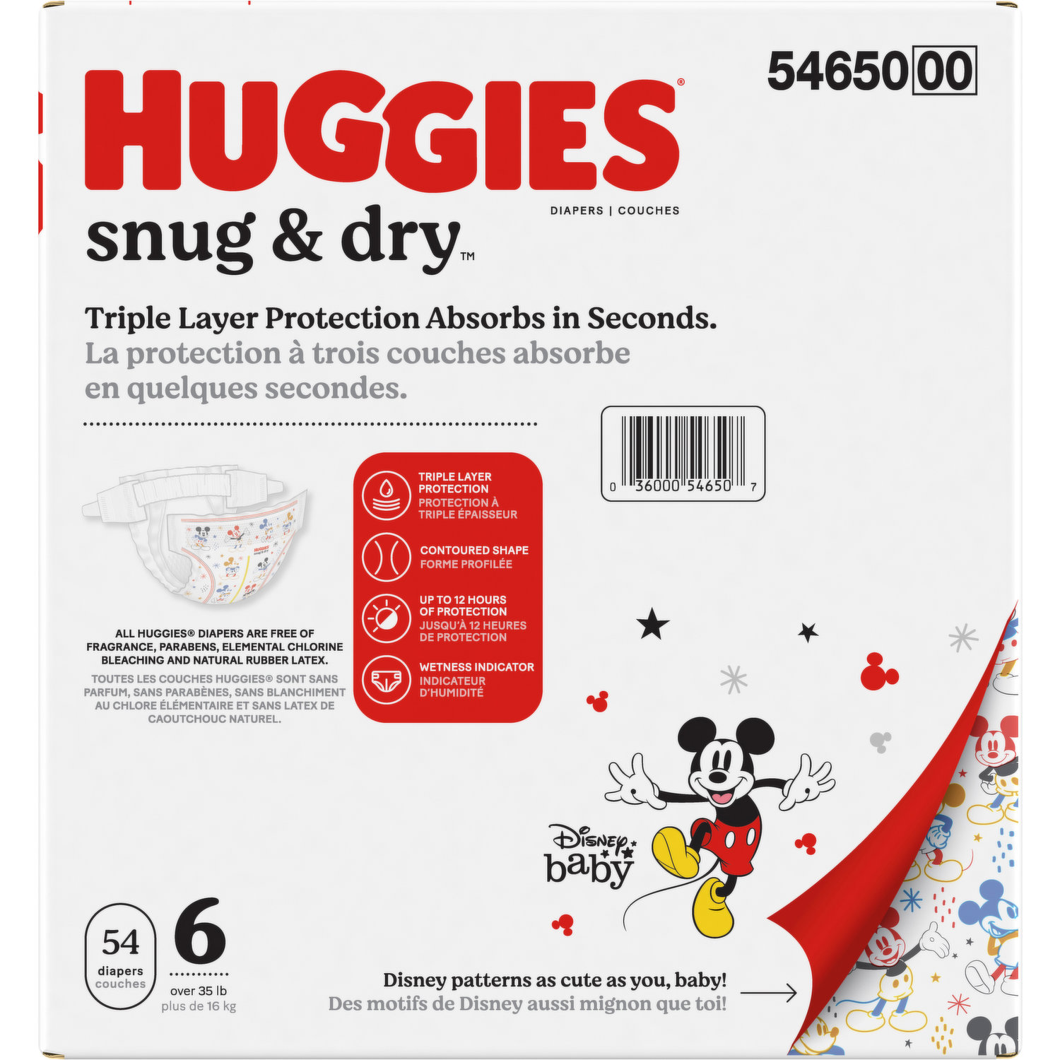 Huggies Snug & Dry Diapers Disney - Size 6 Over 35 Lbs, Shop