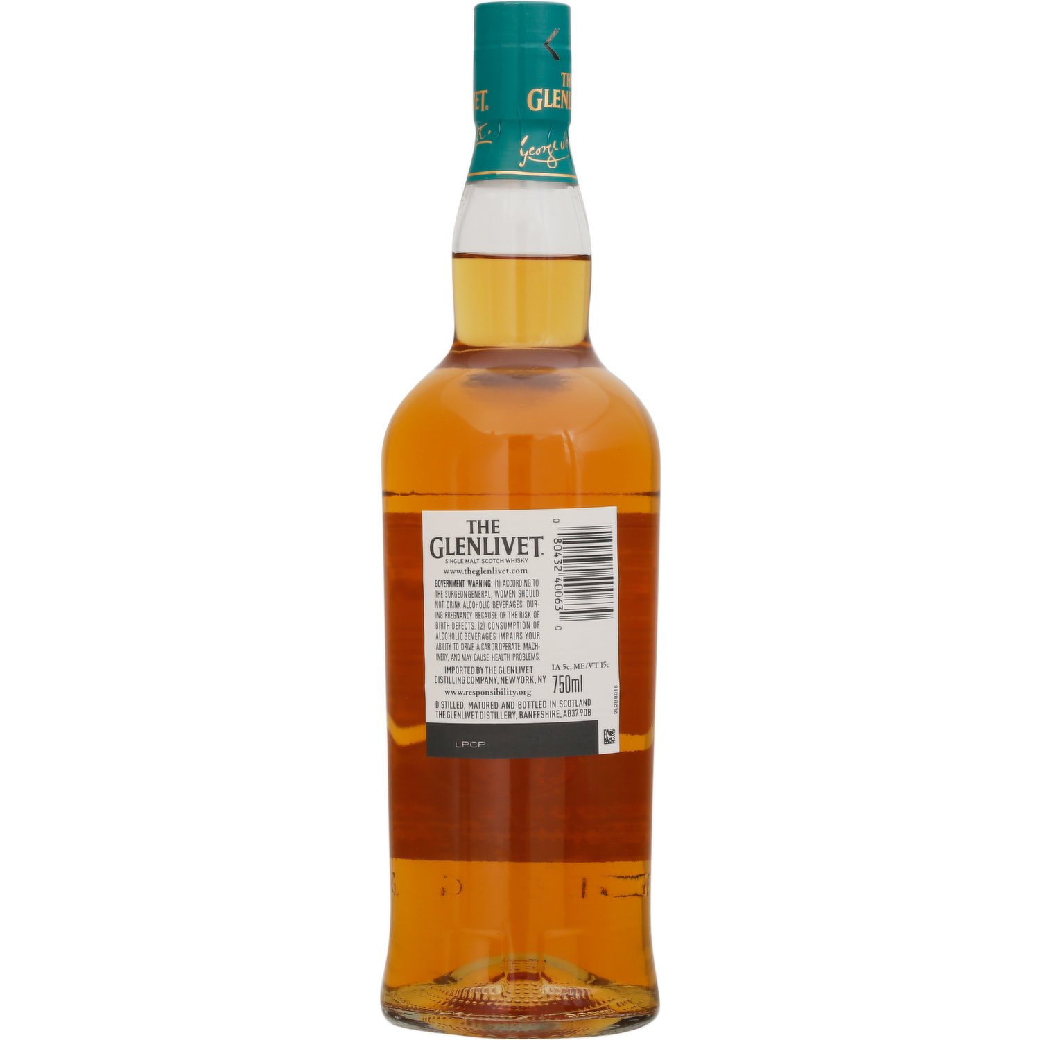 The Glenlivet Scotch Whiskey, Single Malt, 750 Millilitre