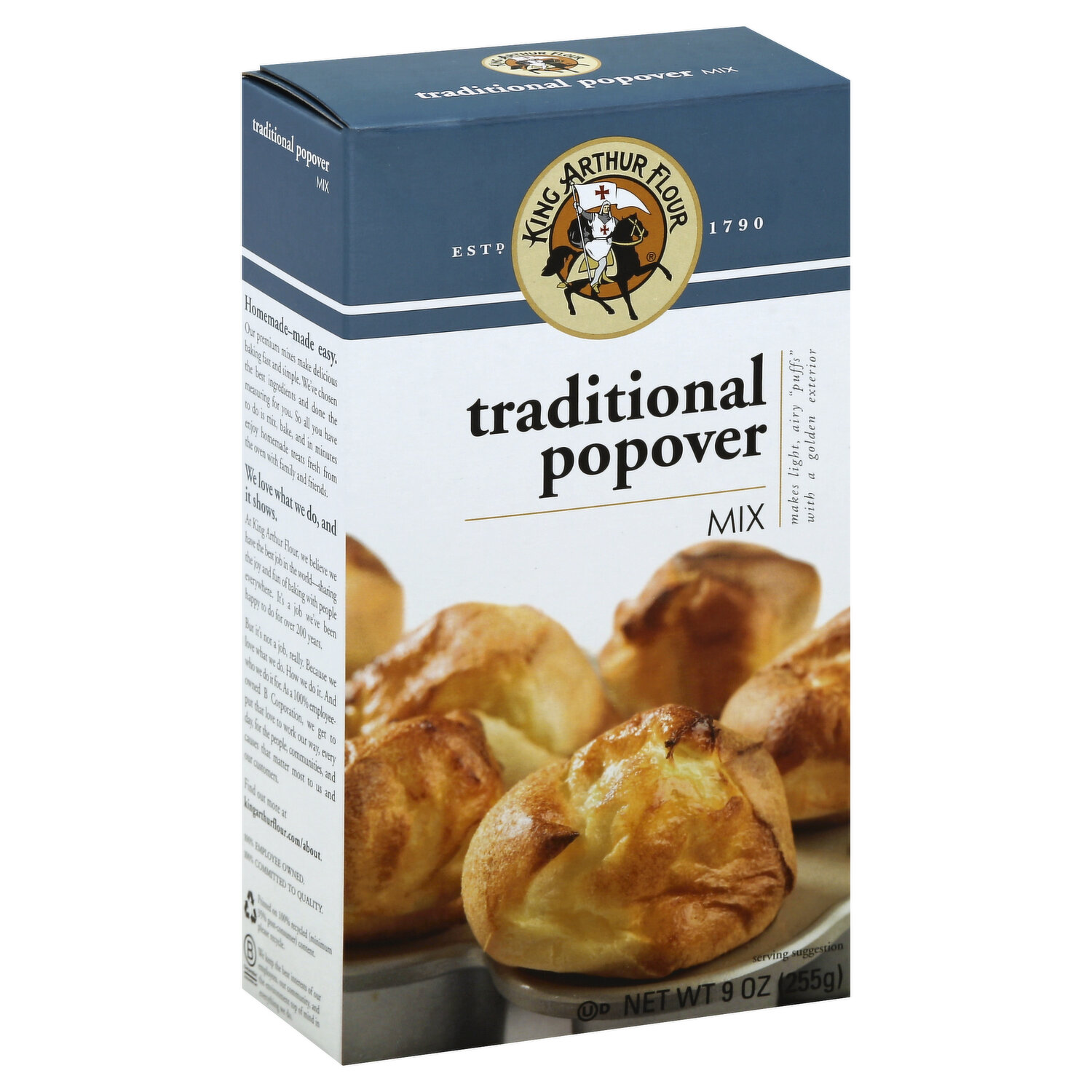 Golden Popover Mix and Standard Popover Pan Set - King Arthur Baking Company