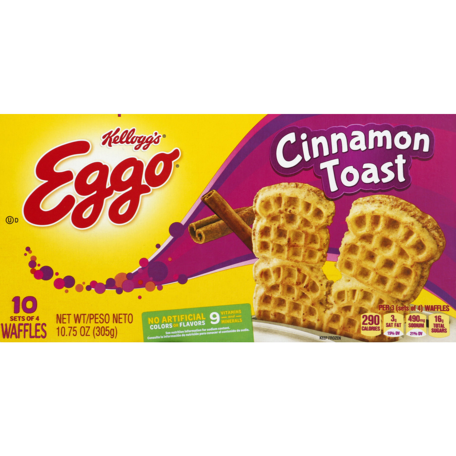 Eggo Waffles Cinnamon Toast