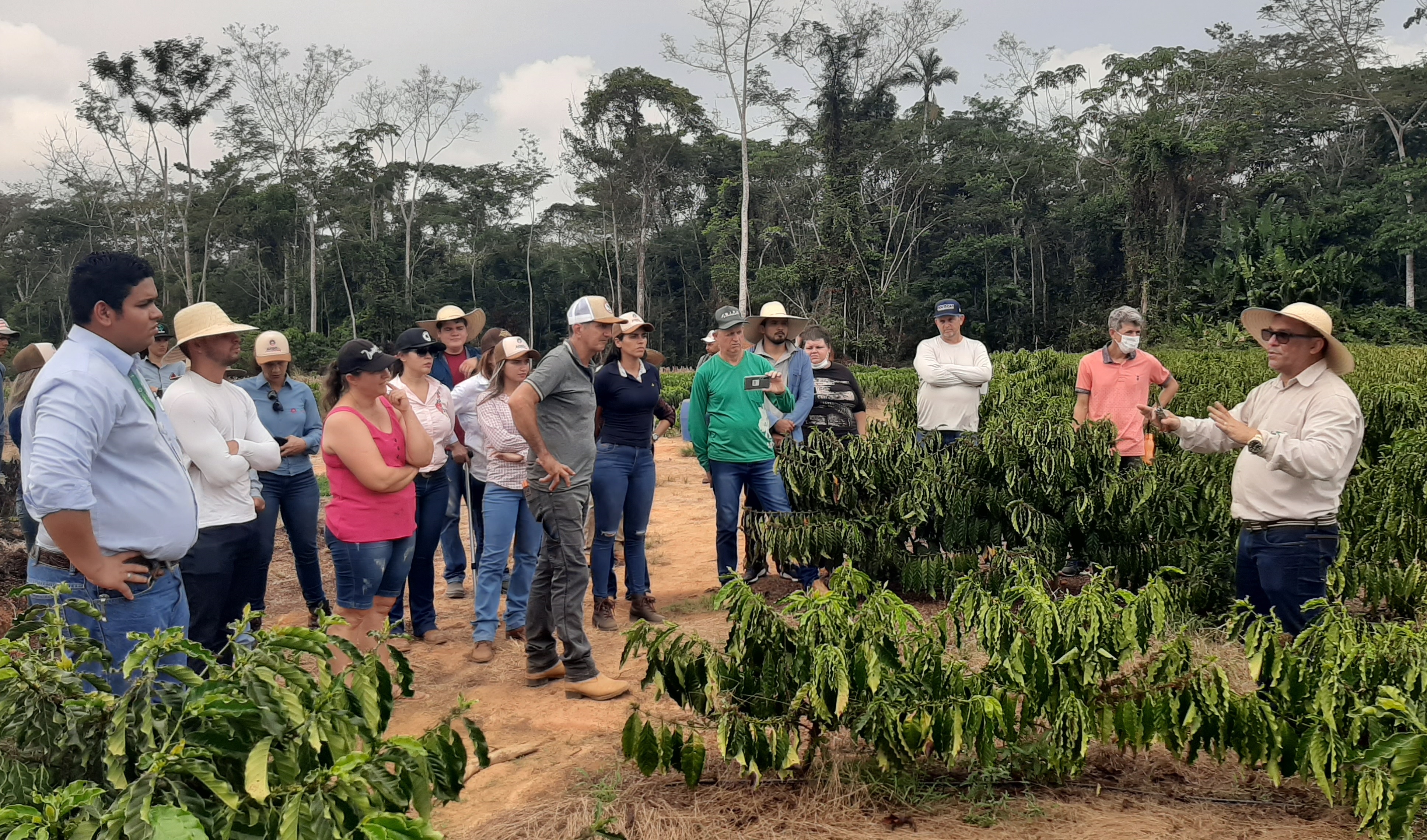 Capacitação enfatizou características da cafeicultura acreana e aspectos da produção de cafés clonais Robustas Amazônicos no Acre e em Rondônia. - Foto: Bruna Rosa