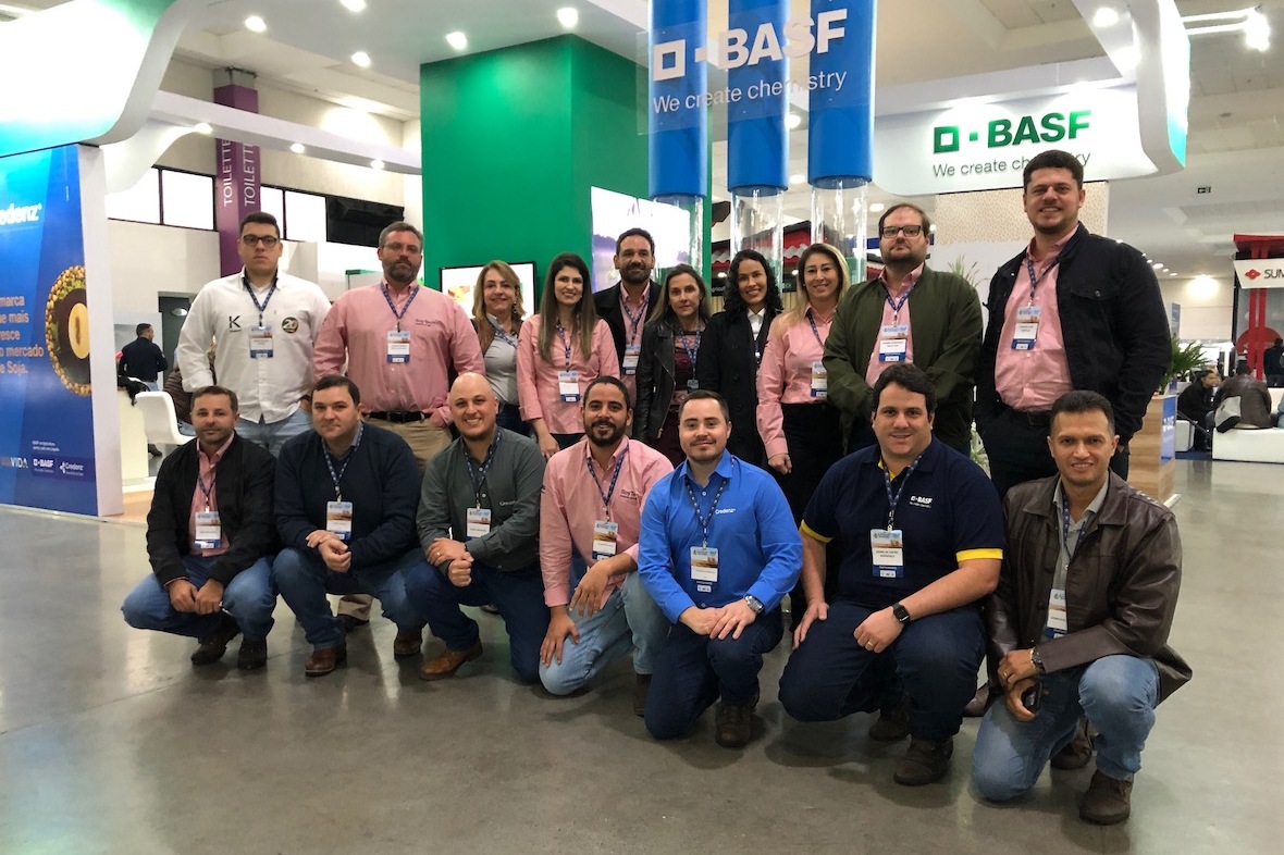 Equipe BASF durante o Congresso Brasileiro de Sementes 2022