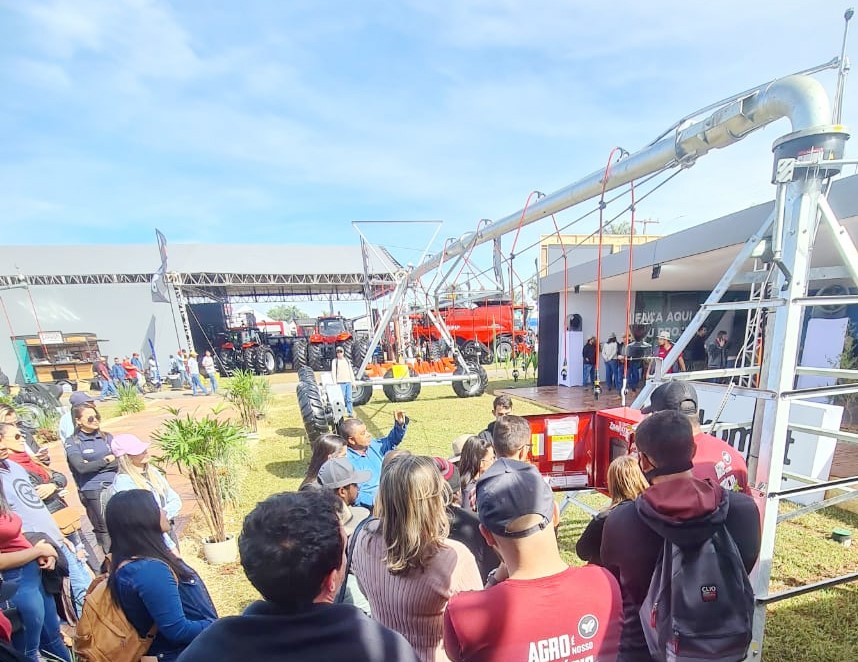 A exemplo do que foi feito na AgroBrasília, Pivot irá montar um sistema completo de pivô central. - Foto: Divulgação