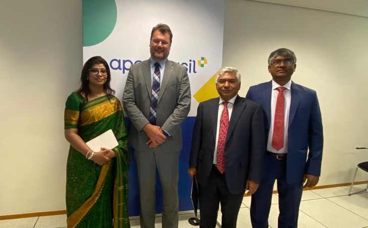 Presidente da Abrapa, Alexandre Schenkel, foi um dos representantes dos setores econômicos exportadores nacionais da&nbsp;

assinatura do Memorando de Entendimento entre a Apex-Brasil e a&nbsp;Federation of Bangladesh Chambers of Commerce &amp; Industries&nbsp;(FBCCI)

