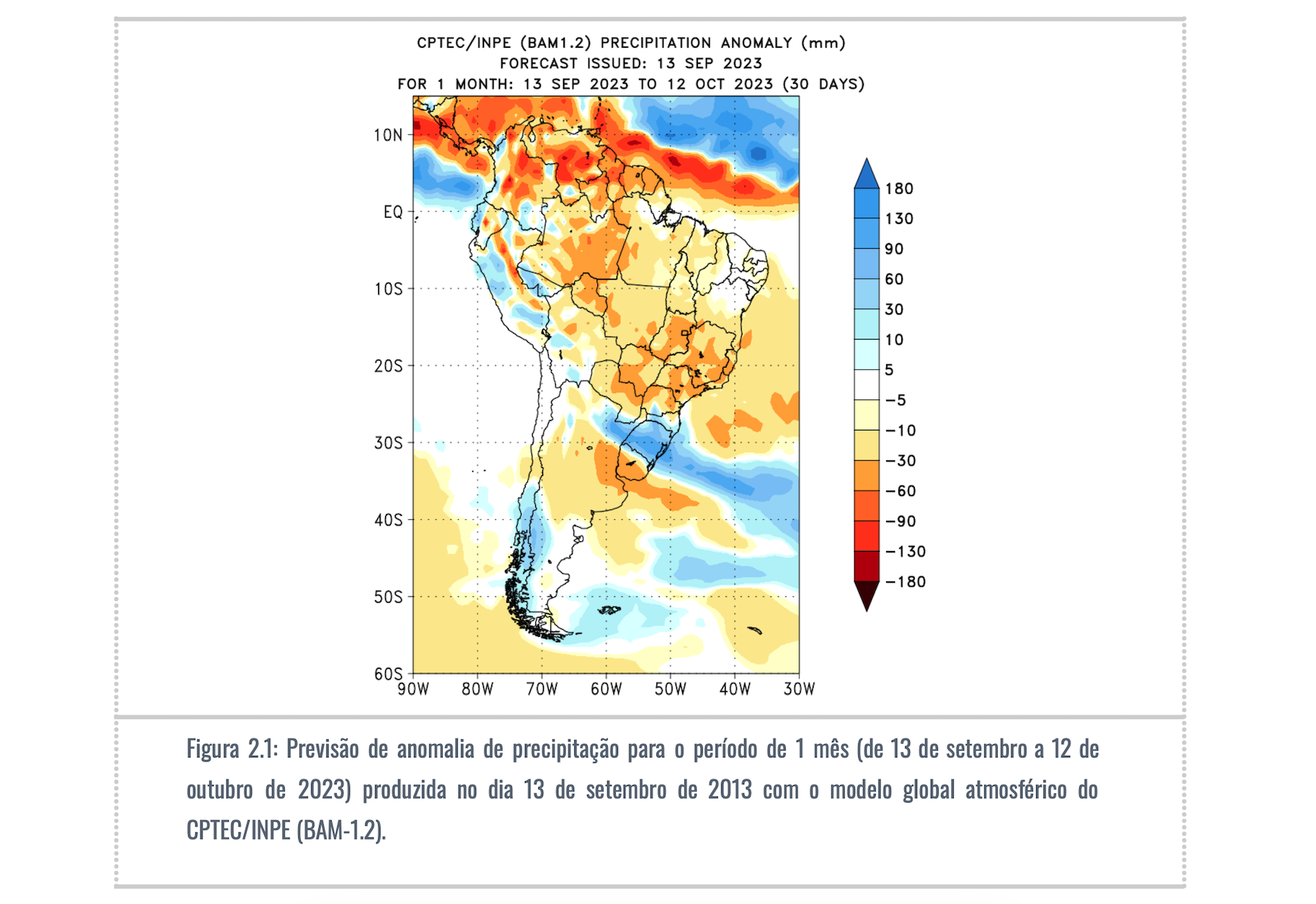 Monitoramento e Previsão - Brasil / América do Sul - Junho/2023 - Page 6 -  Monitoramento e Previsão - América do Sul - Brasil Abaixo de Zero