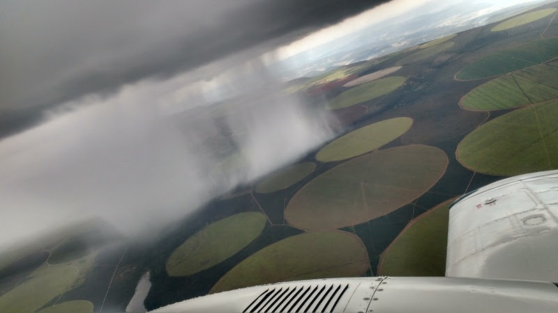 Áreas localizadas recebendo a quantidade que necessita de chuva