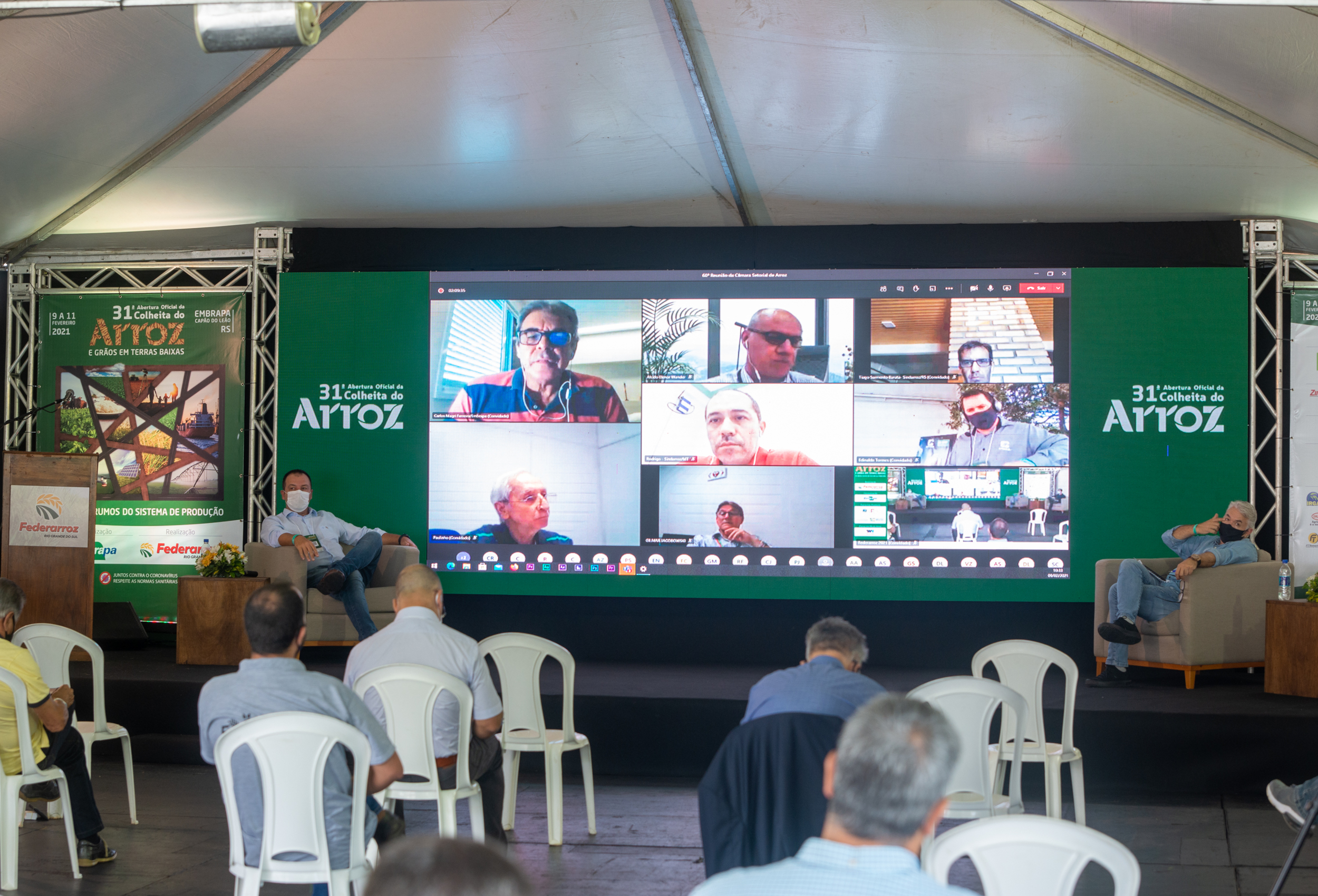 Além do tradicional encontro da Câmara Setorial do Arroz, evento contará com lançamento de livro, palestras técnicas e encontros do setor. - Foto: Fagner Almeida