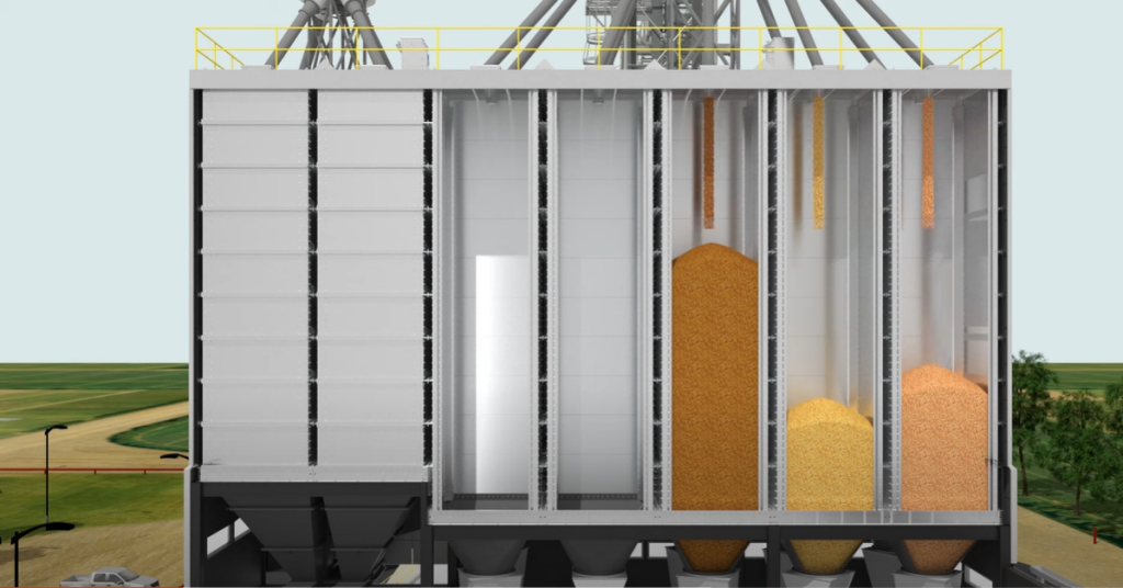 A AGI projeta e fabrica silos para estocagem e dosagem, elevadores, transportadores, distribuidores, registros e válvulas direcionadoras para indústrias de ração&nbsp;&nbsp;<br>