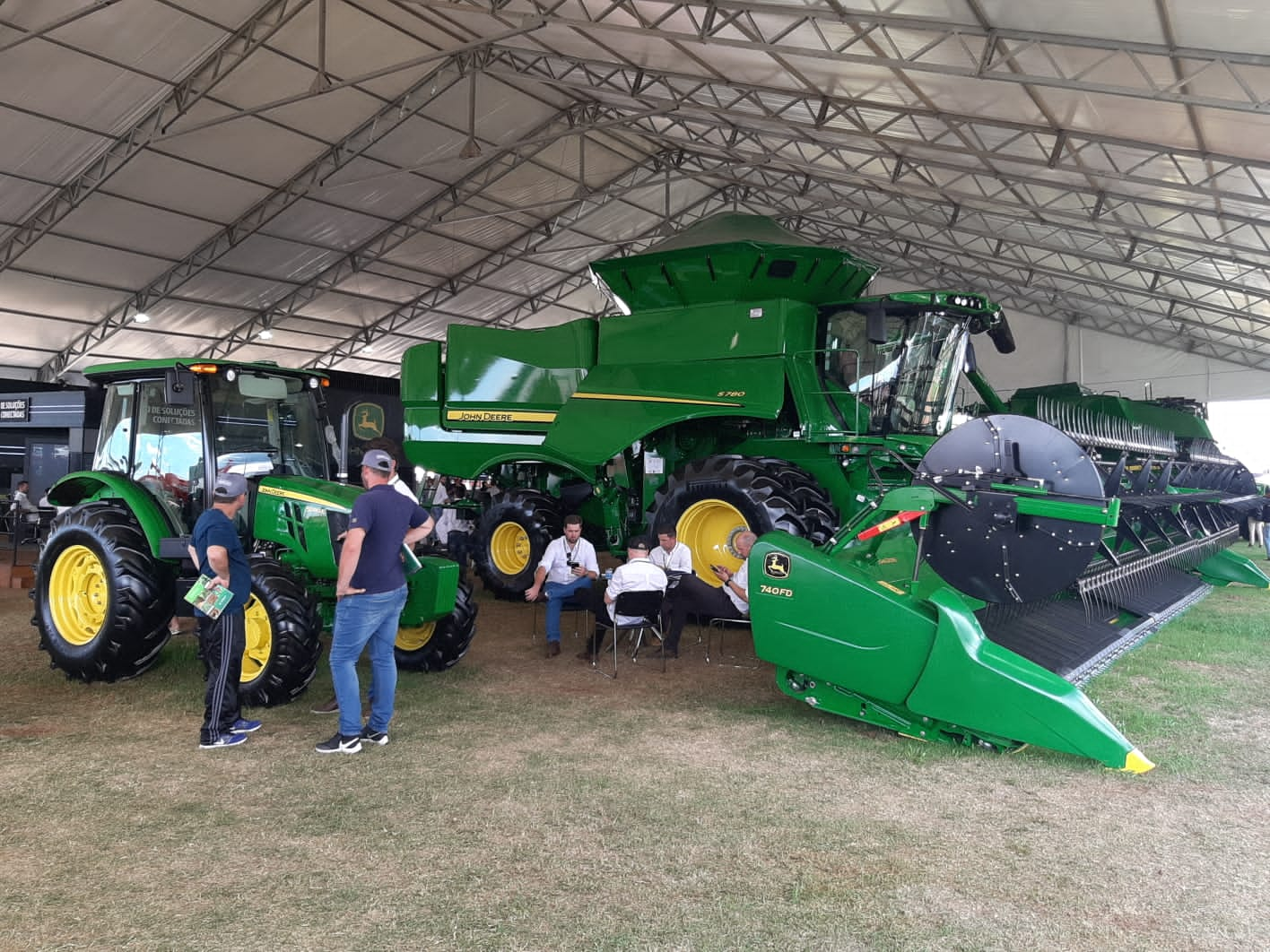 Estande da Verdes Vales na Expodireto -- Foto: Emerson Alves