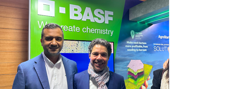 Almir Araujo Silva e&nbsp;Sergi Vizoso, vice-presidente sênior de soluções para agricultura BASF América Latina