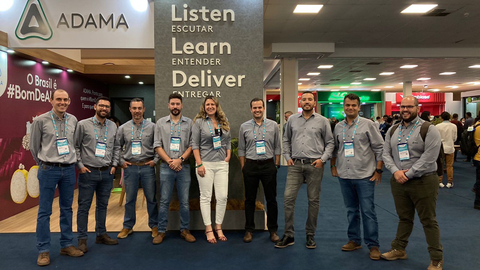 Equipe de especialistas da Adama presente no&nbsp;Congresso Brasileiro do Algodão (CBA). - Foto: Cultivar