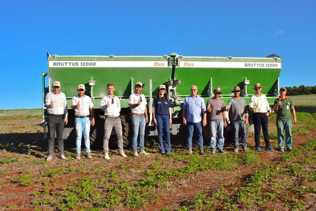 O test drive foi realizado no município de Santo Augusto (RS) com o apoio da Stara e do concessionário da região