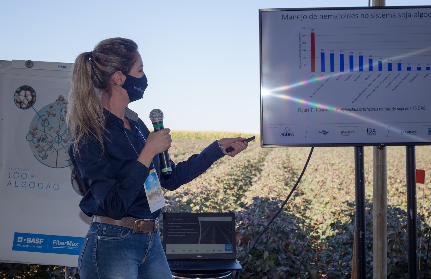 Lais Fontana apresenta novidades sobre Manejo integrado de doenças