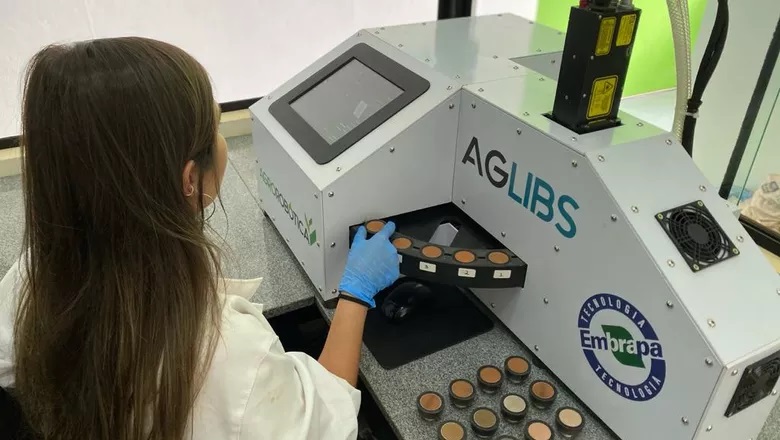 AGLIBS, parceria entre a Embrapa Instrumentação e a Agrorobótica, utiliza a tecnologia certificada internacionalmente. - Foto: Imagem cedida pela Agrorobótica