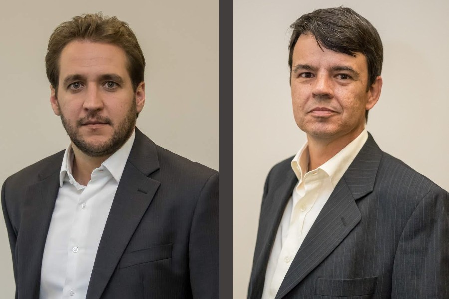 João Pedro Cury, diretor executivo do Grupo Santa Clara (esq.) e&nbsp;Marcelo Rolim, diretor técnico e de marketing (dir.)