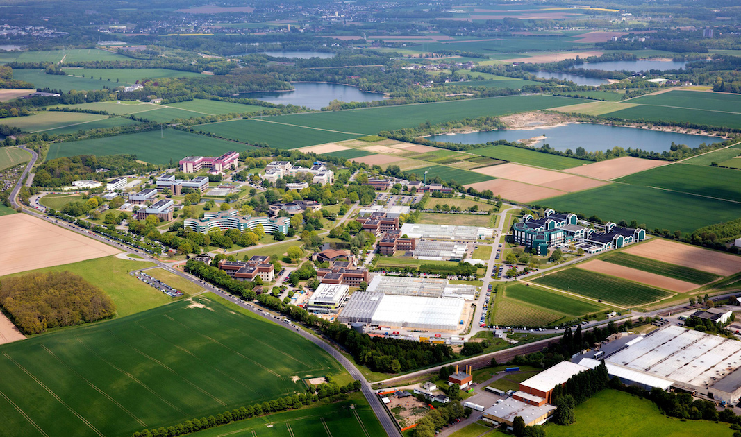 O “Bayer Campus” em Monheim