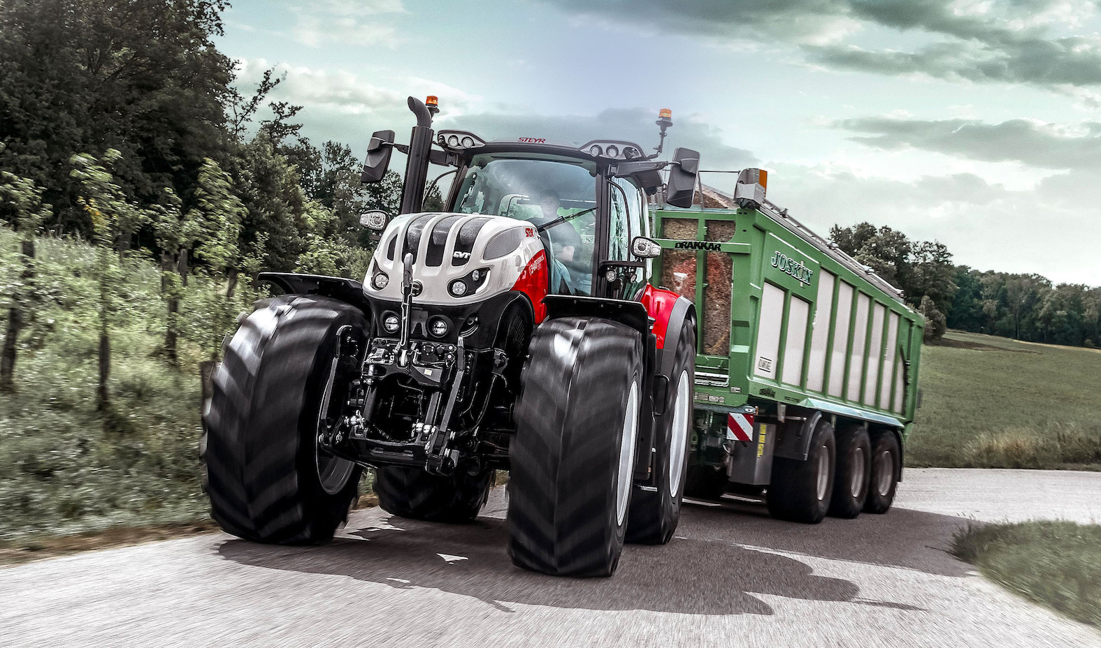 Steyr 6340 Terrus CVT em operação