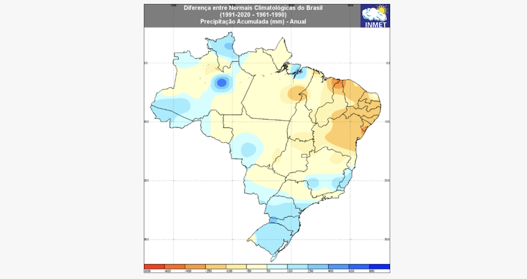 Figura 3: precipitação (chuva) em milímetros (mm)