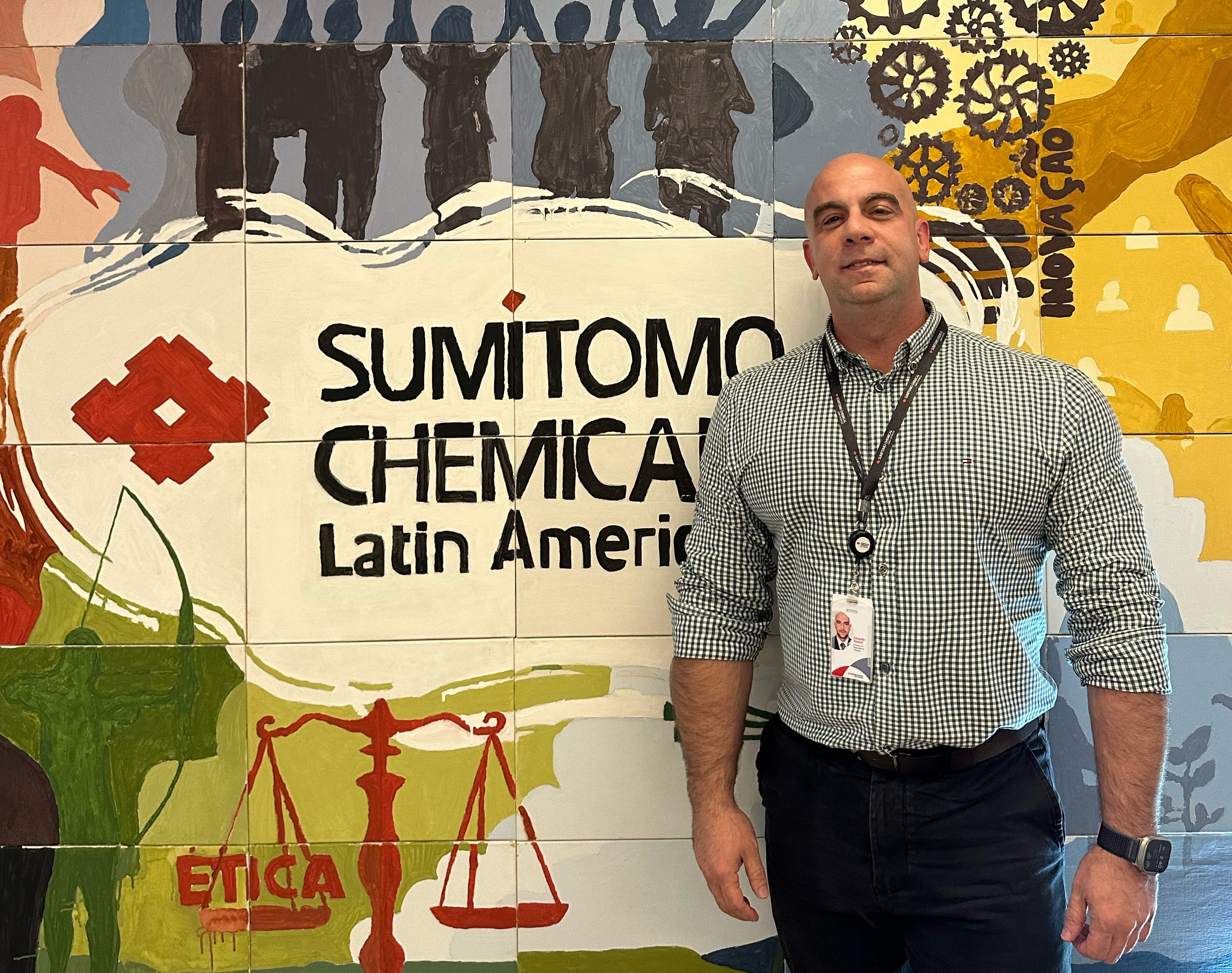Eduardo Rossini, gerente da Sumitomo Chemical