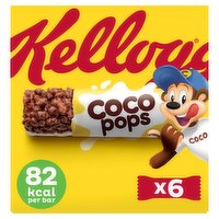 Kellogg's Coco Pops Cereal & Milk Snack Bars 6x20g
