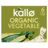 Kallo Organic Vegetable Stock Cubes 6 x 66g