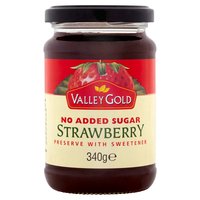Valley Gold Strawberry Preserve with Sweetener 340g