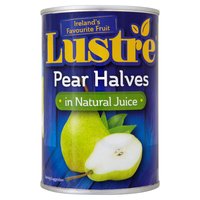 Lustre Pear Halves in Natural Juice 410g