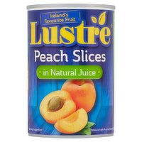 Lustre Peach Slices in Natural Juice 410g