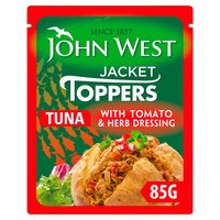 John West Jacket Toppers Tuna with an Oven Dried Tomato & Herb Dressing 85g