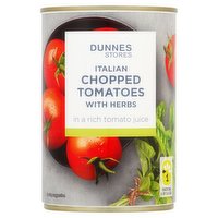 Dunnes Stores Italian Chopped Tomatoes with Herbs 400g