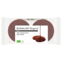 Bunalun Organic Snacks Milk Chocolate Rice Cakes 100g