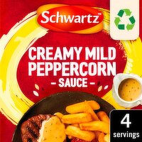 Schwartz Creamy Mild Peppercorn Sauce Mix 25g