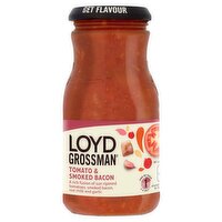 Loyd Grossman Tomato & Smoked Bacon Pasta Sauce 350g