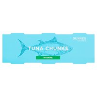 Dunnes Stores Tuna Chunks in Brine 3 x 80g (240g)