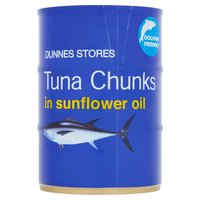 Dunnes Stores Tuna Chunks in Sunflower Oil 3 x 185g