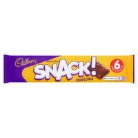 Cadbury Snack Shortcake Chocolate Biscuit 6 Pack 120g