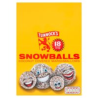 Tunnock's Snowballs Coconut Covered Marshmallows 18 x 30g