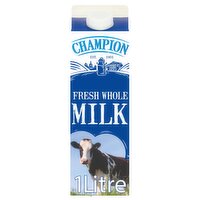 Champion Fresh Whole Milk 1 Litre