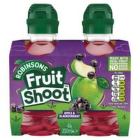 Fruit Shoot Apple & Blackcurrant Kids Juice Drink 4 x 200ml