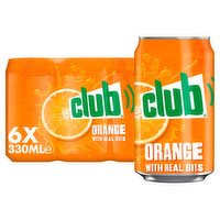 Club Orange Cans 6 x 330ml