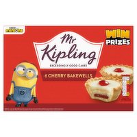 Mr Kipling Cherry Bakewell Tarts 6 Pack