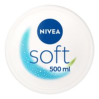 NIVEA Soft Moisturiser for Body, Face & Hands  500ml 